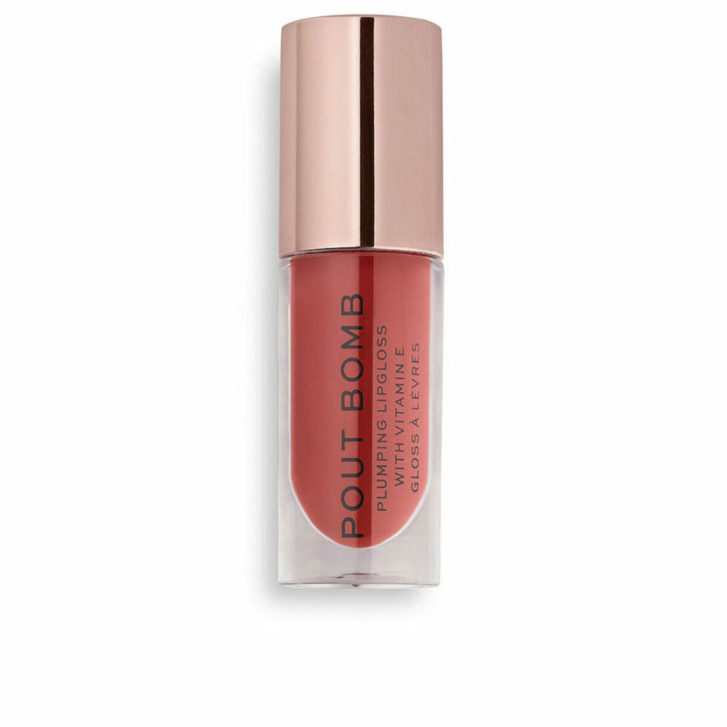 Flüssiger lippenstift revolution make up pout bomb peachy