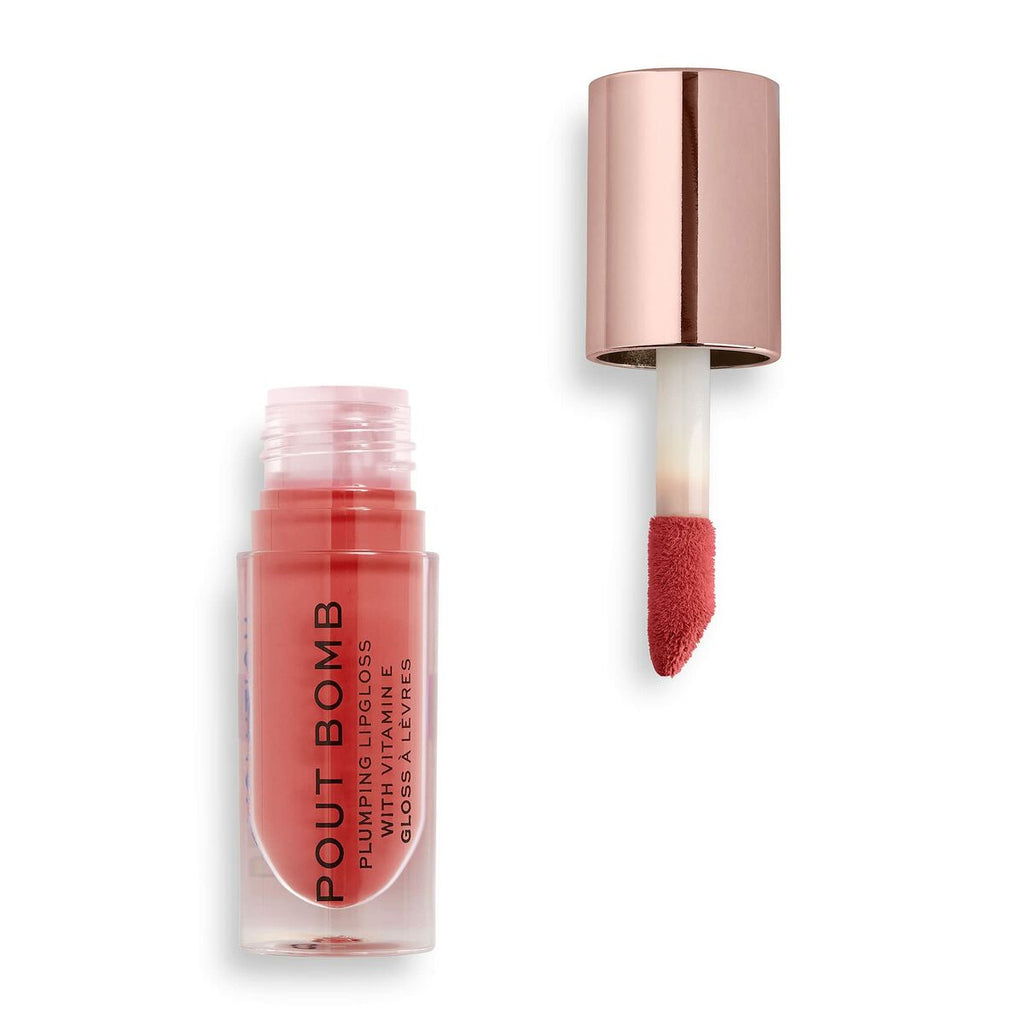 Flüssiger lippenstift revolution make up pout bomb peachy