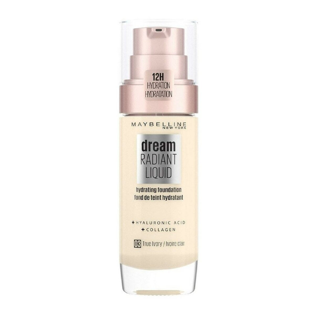 Fluid makeup basis maybelline dream satin liquid 3-true