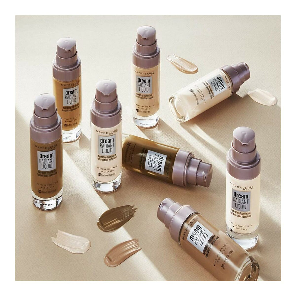 Fluid makeup basis maybelline dream satin liquid 3-true