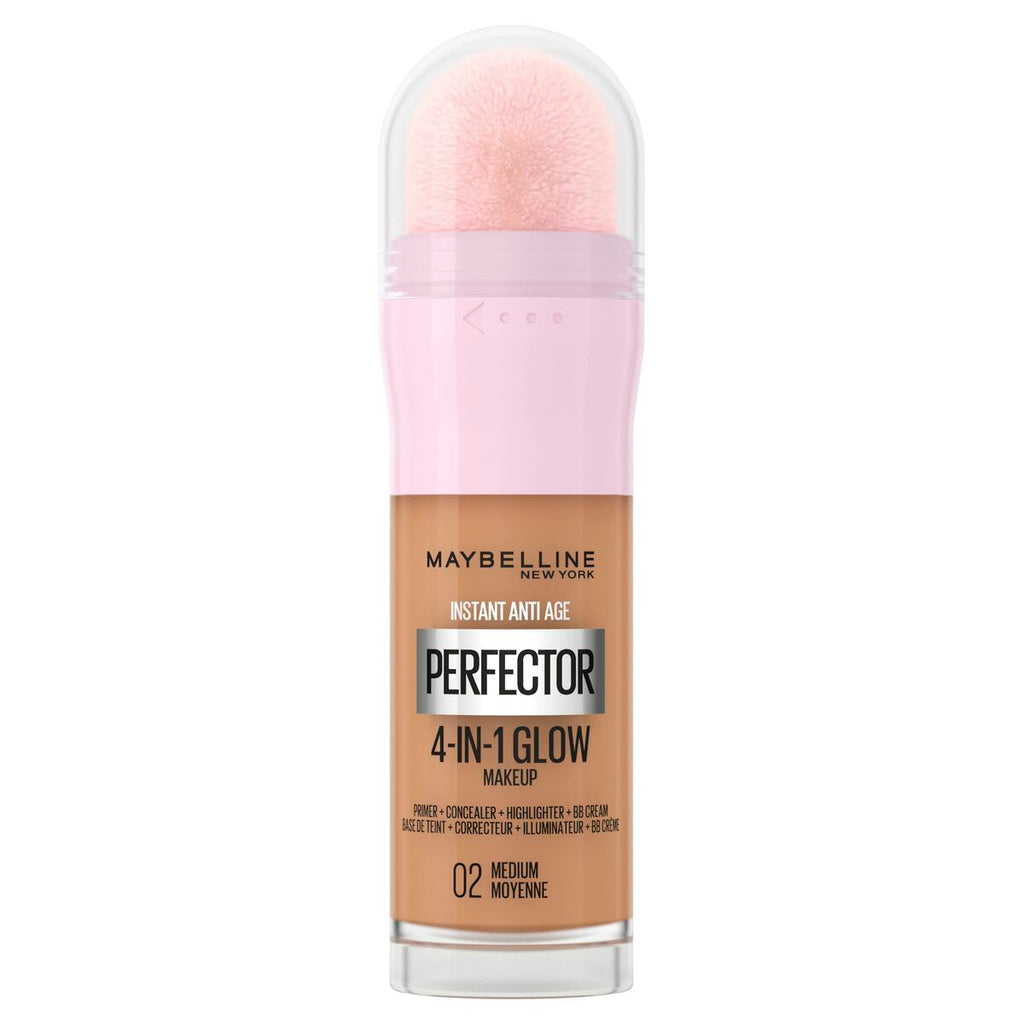 Fluid makeup basis maybelline instant age perfector glow nº