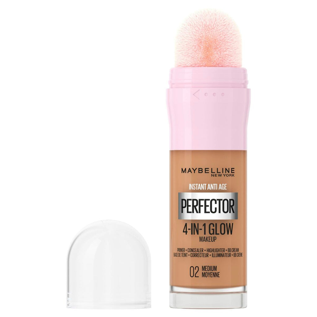 Fluid makeup basis maybelline instant age perfector glow nº