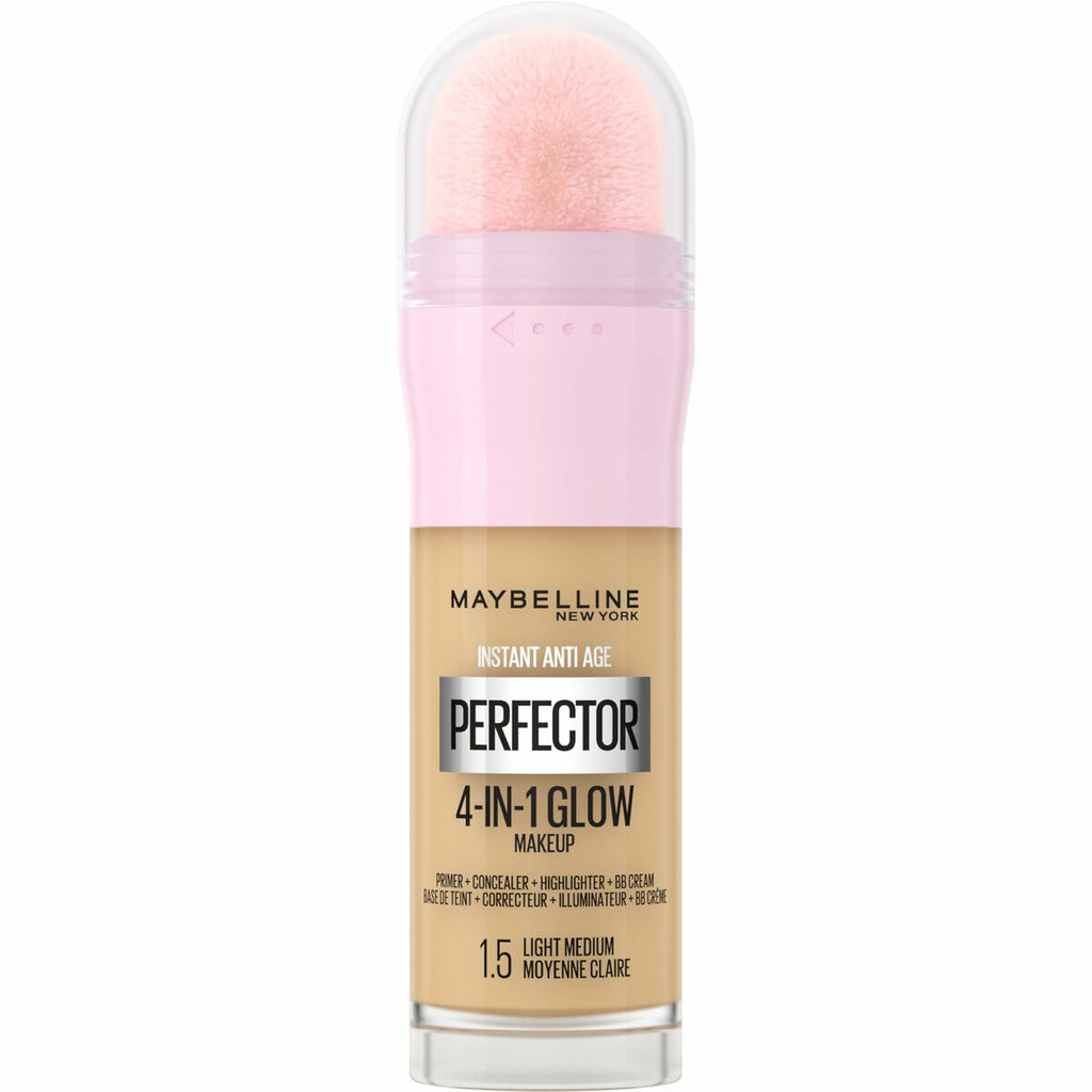 Fluid makeup basis maybelline instant age perfector glow nº
