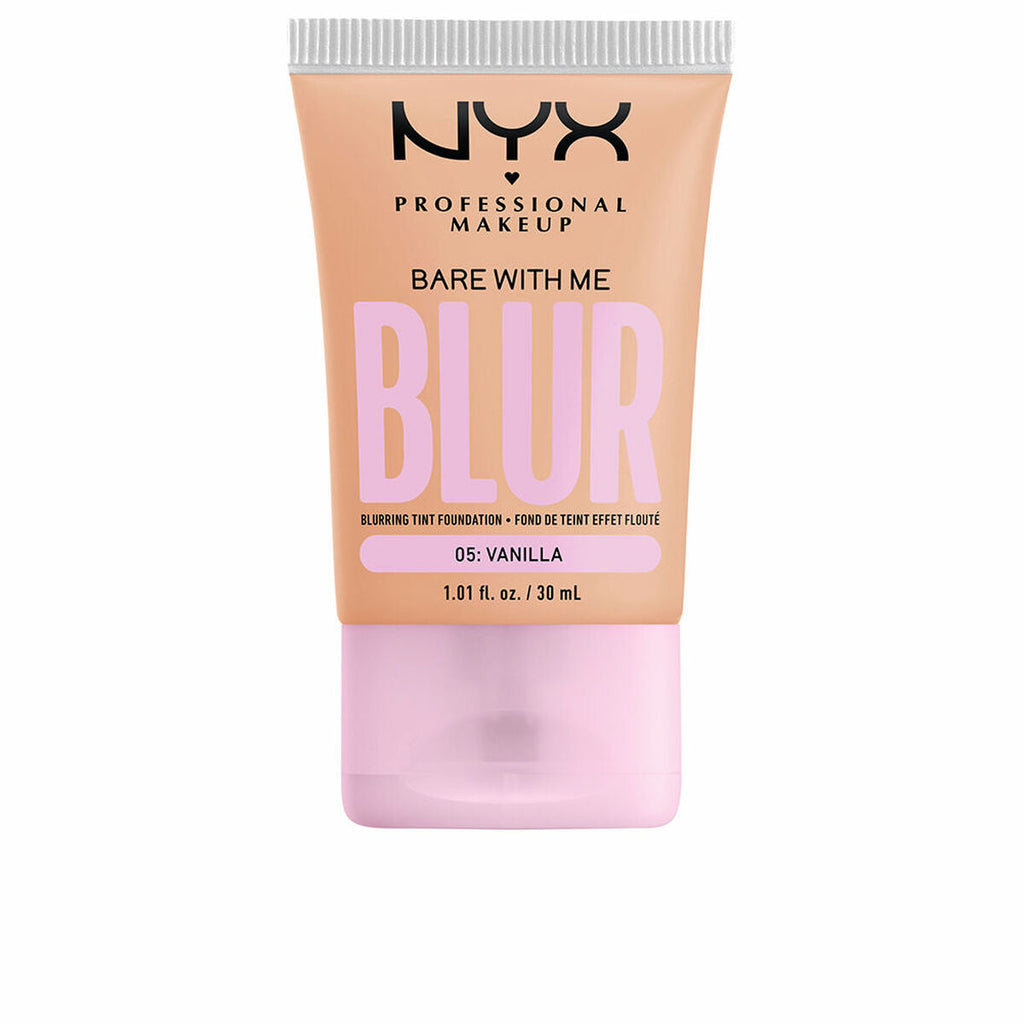 Fluid makeup basis nyx bare with me blur nº 05-vanilla 30