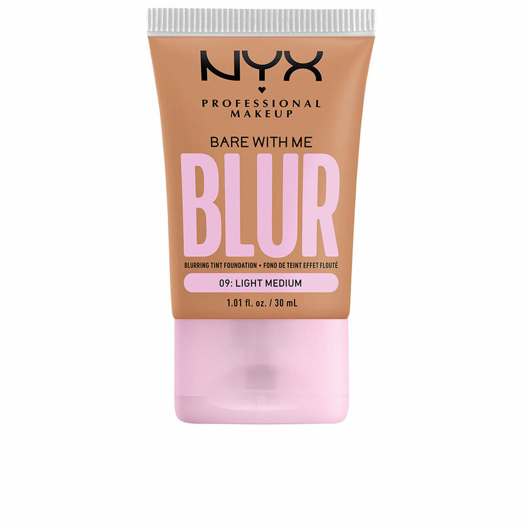 Fluid makeup basis nyx bare with me blur nº 09-light medium