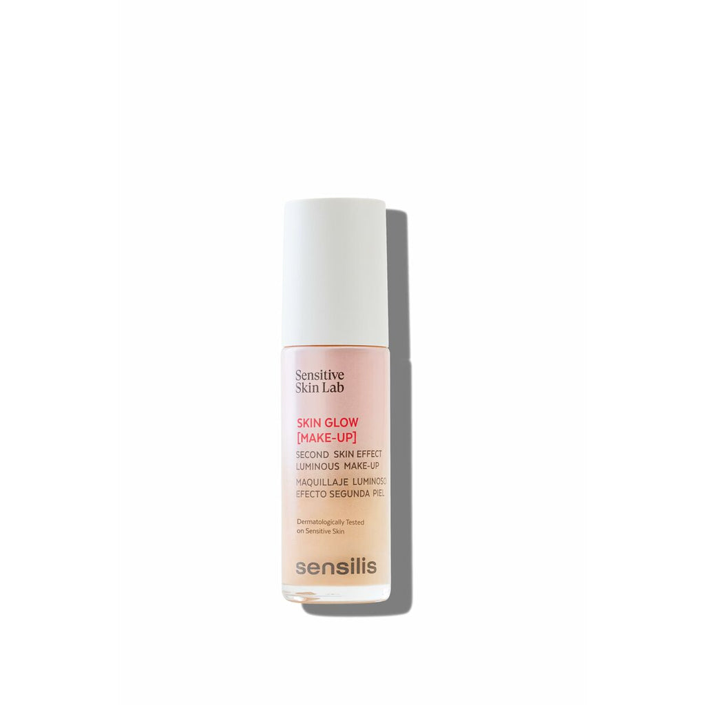 Fluid makeup basis sensilis skin glow nº 05 pêche dor 30 ml