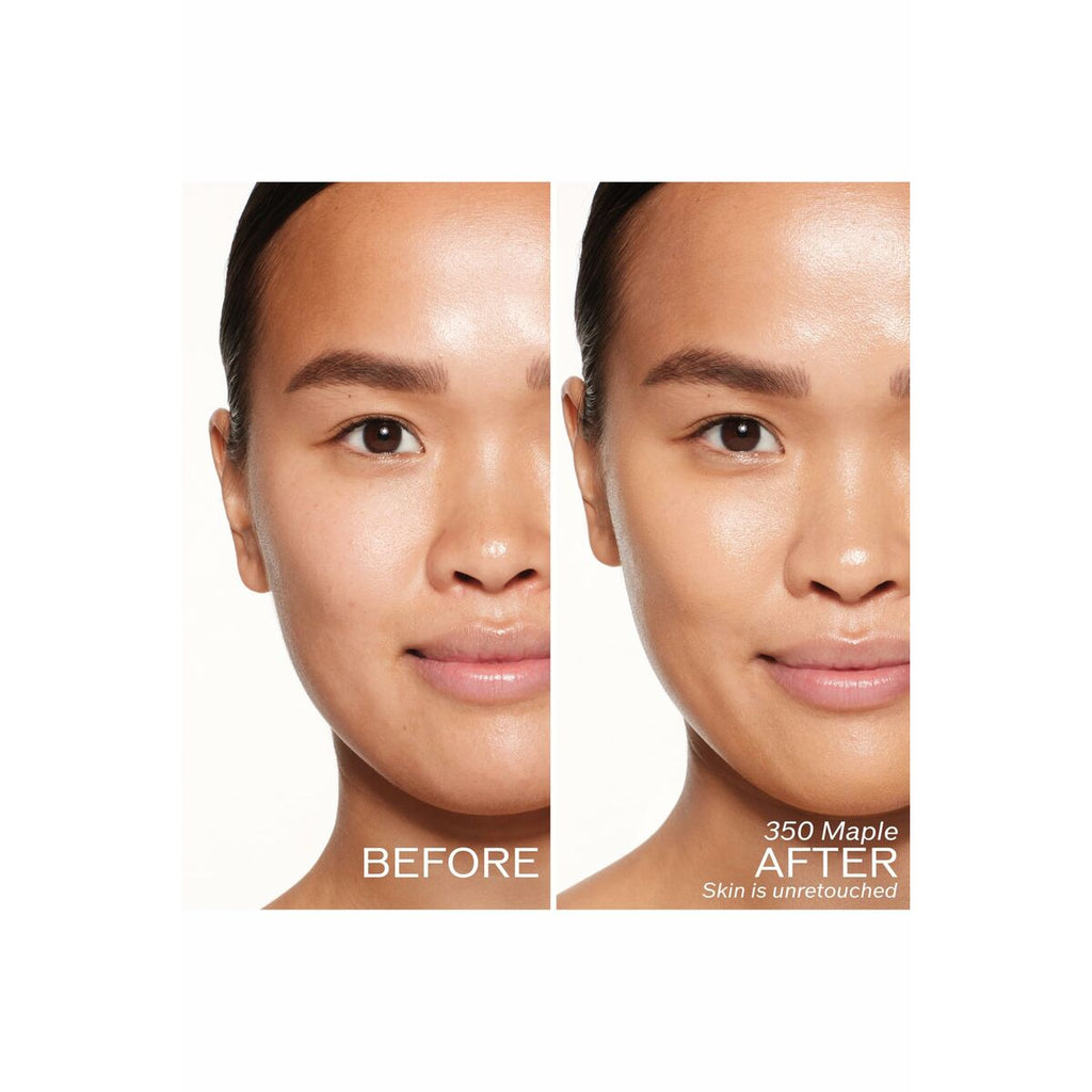 Fluid makeup basis shiseido revitalessence skin glow nº 350