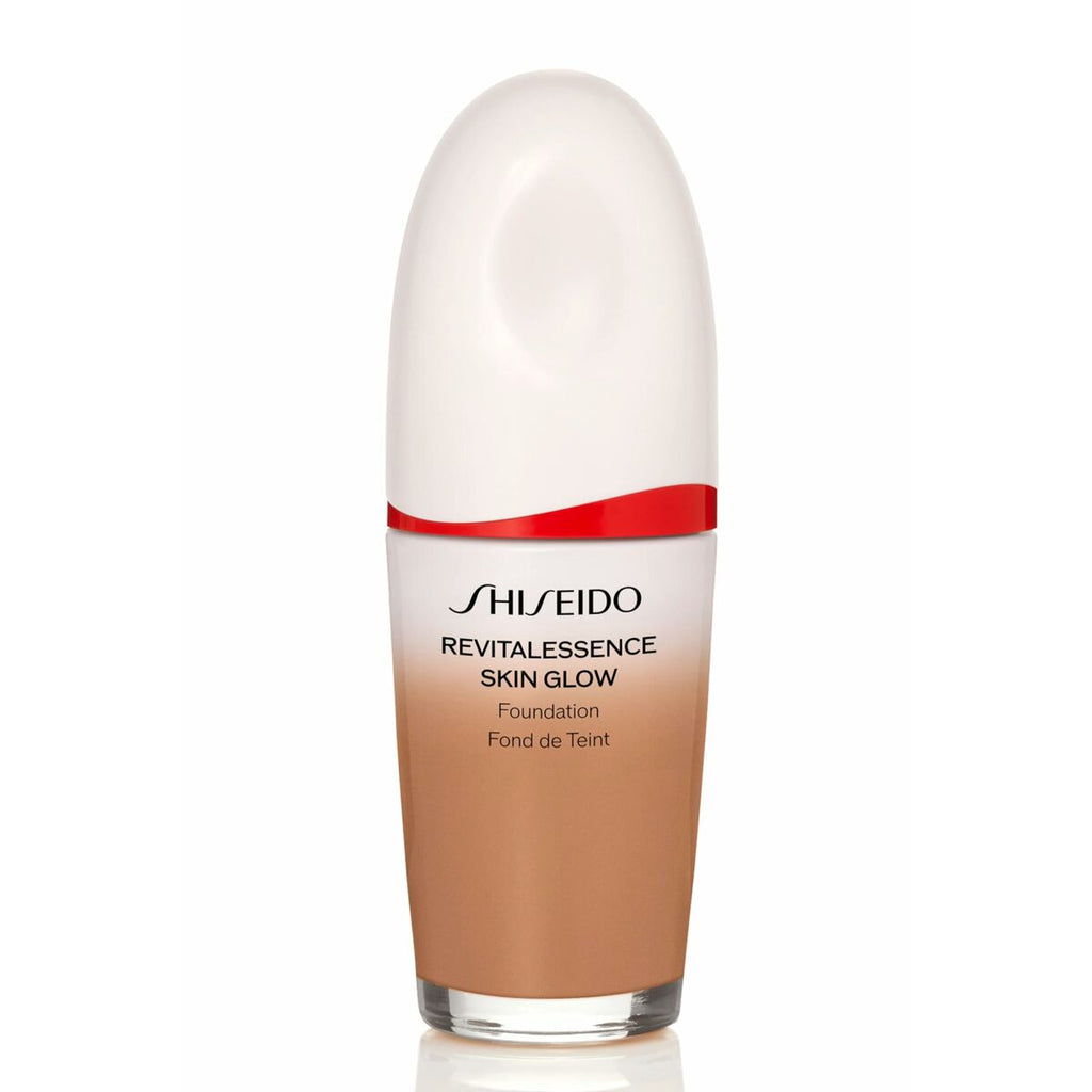 Fluid makeup basis shiseido revitalessence skin glow nº 410