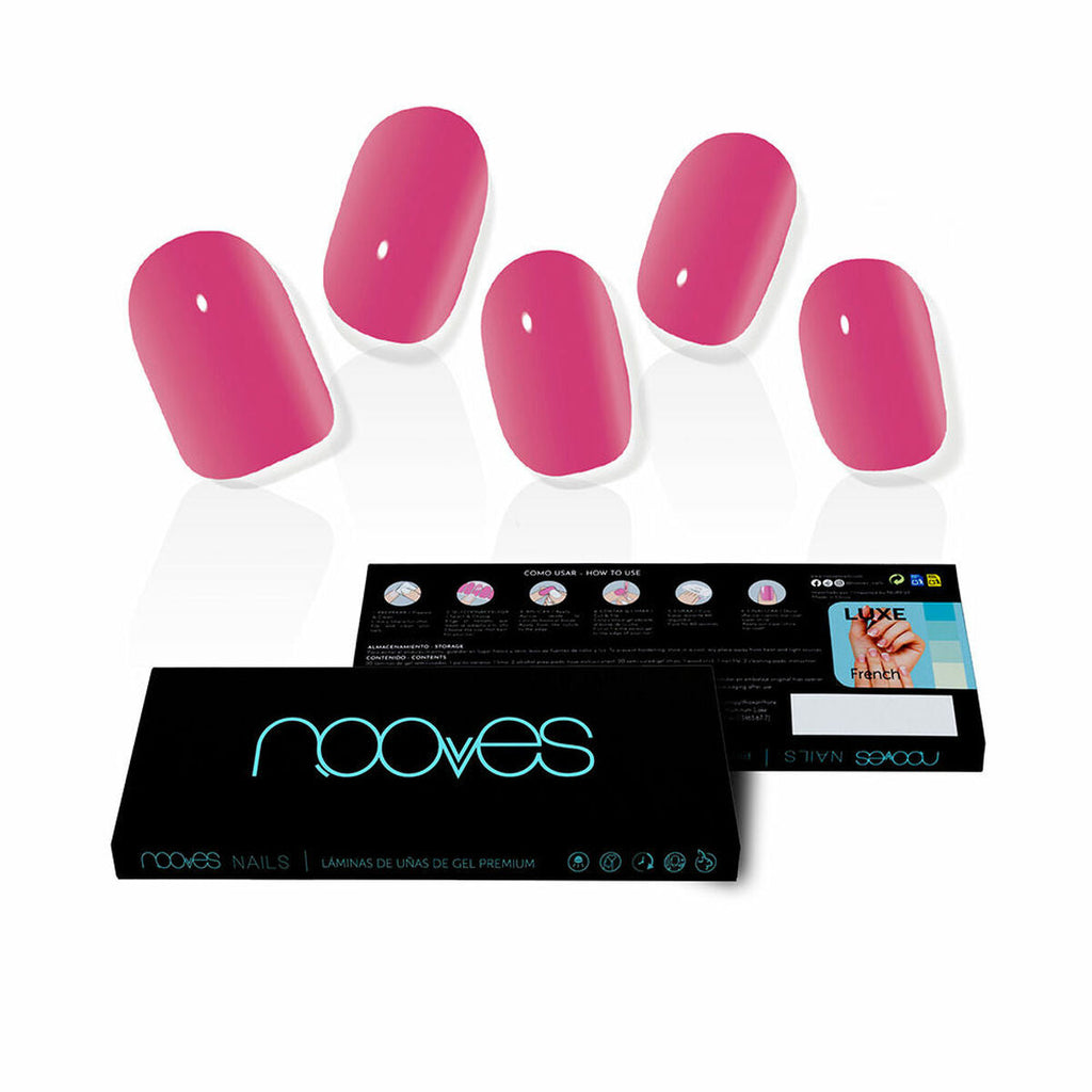 Gel-nagel-folien nooves barbie girl (20 stück) - schönheit
