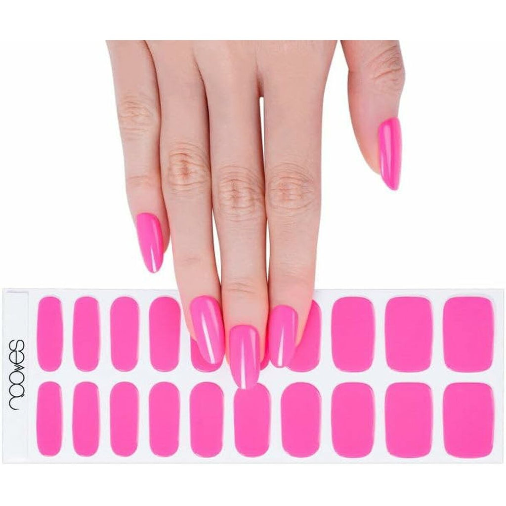 Gel-nagel-folien nooves barbie girl (20 stück) - schönheit