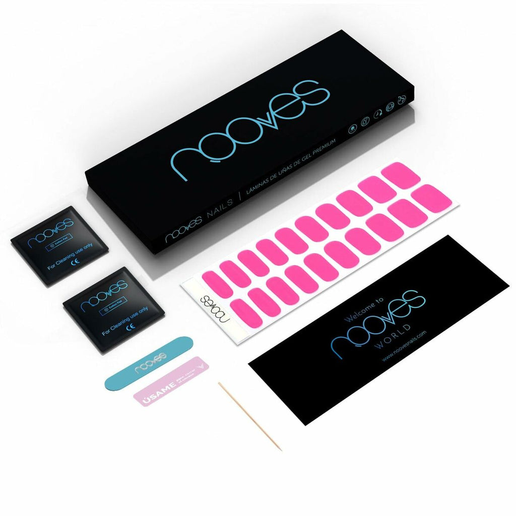 Gel-nagel-folien nooves barbie girl (20 stück) - schönheit