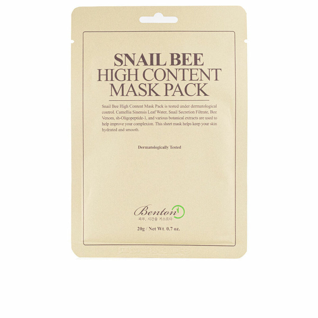 Gesichtsmaske benton snail bee high content 20 ml
