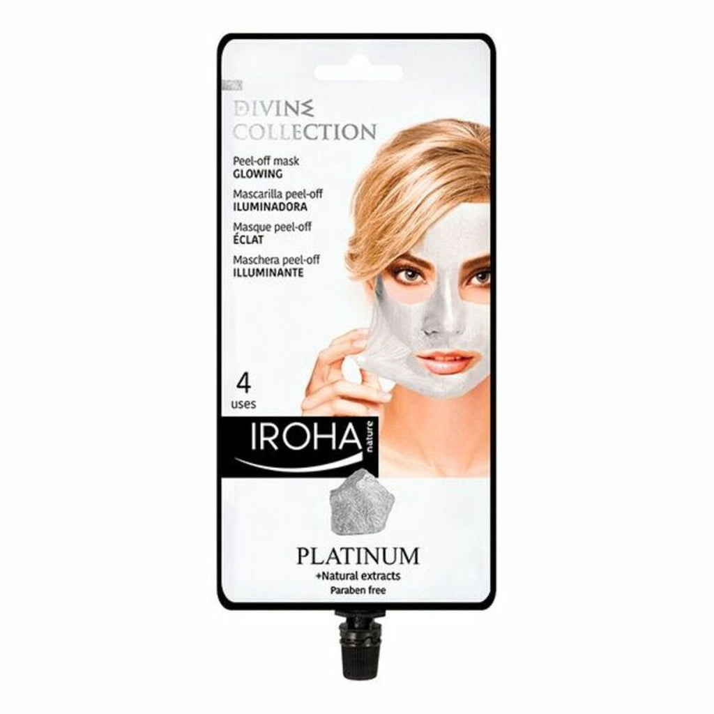 Gesichtsmaske peel off platinum iroha - schönheit hautpflege