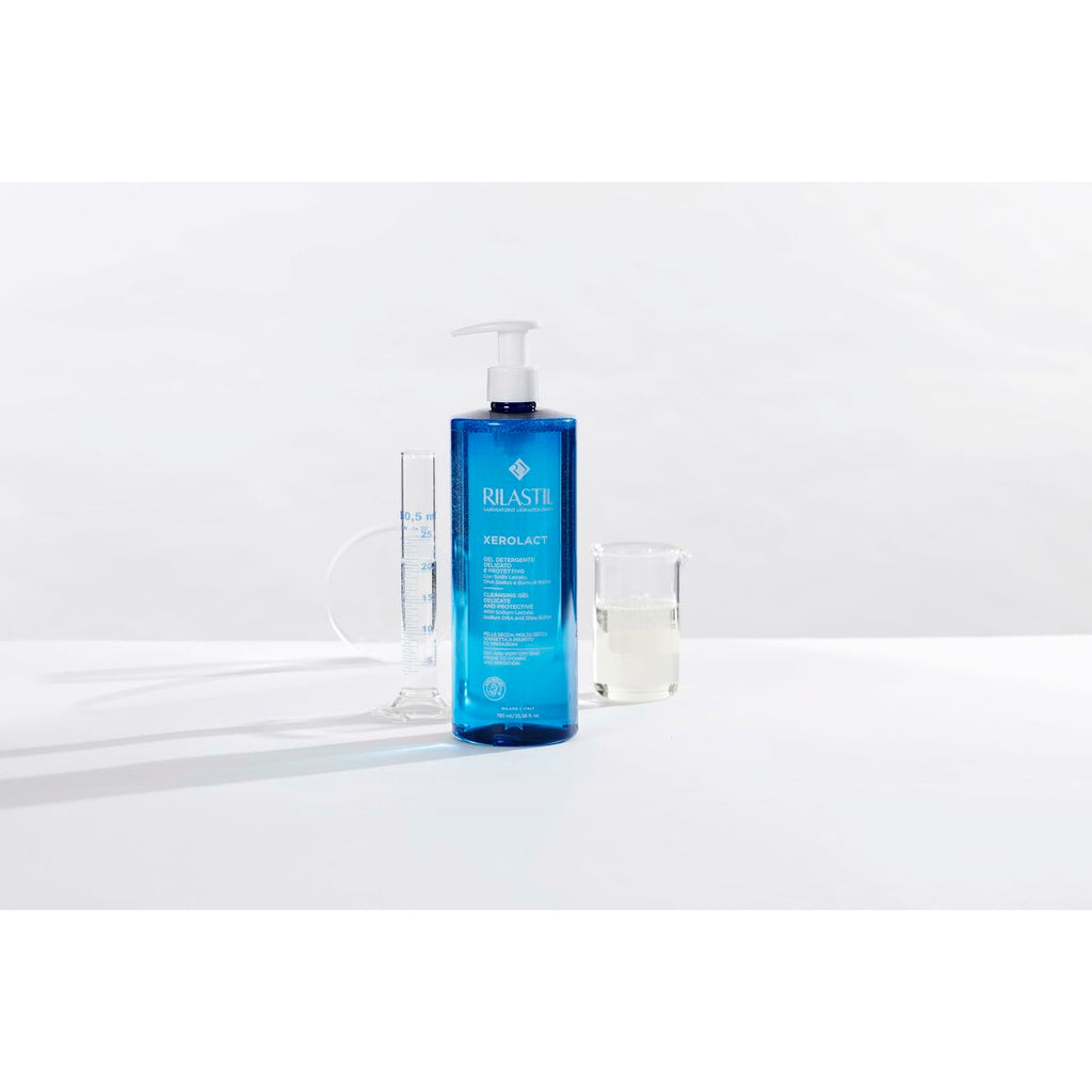 Gesichtsreinigungsgel rilastil xerolact 750 ml - schönheit