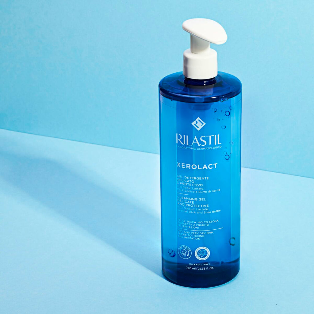 Gesichtsreinigungsgel rilastil xerolact 750 ml - schönheit