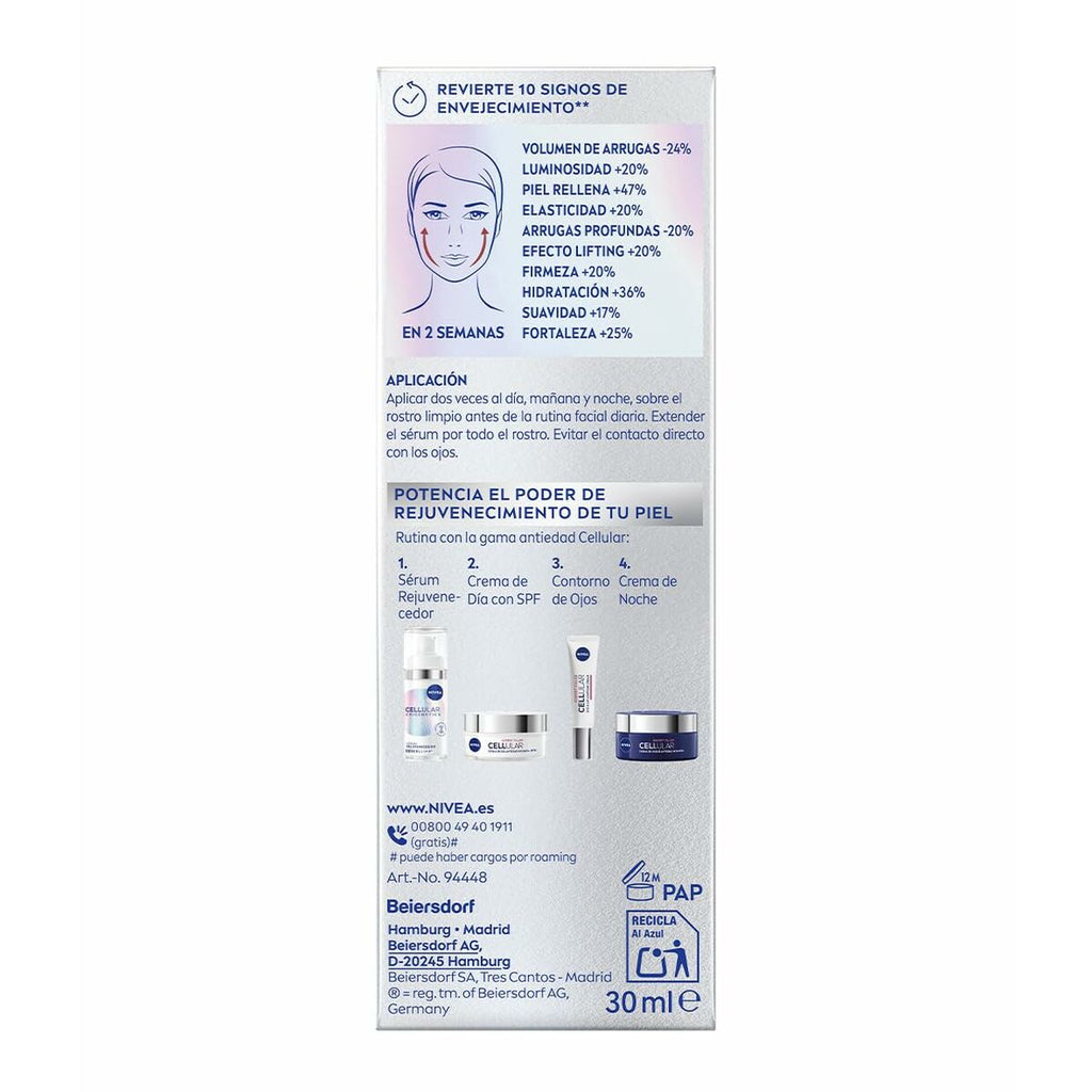 Gesichtsserum nivea nivea cellular 30 ml - schönheit