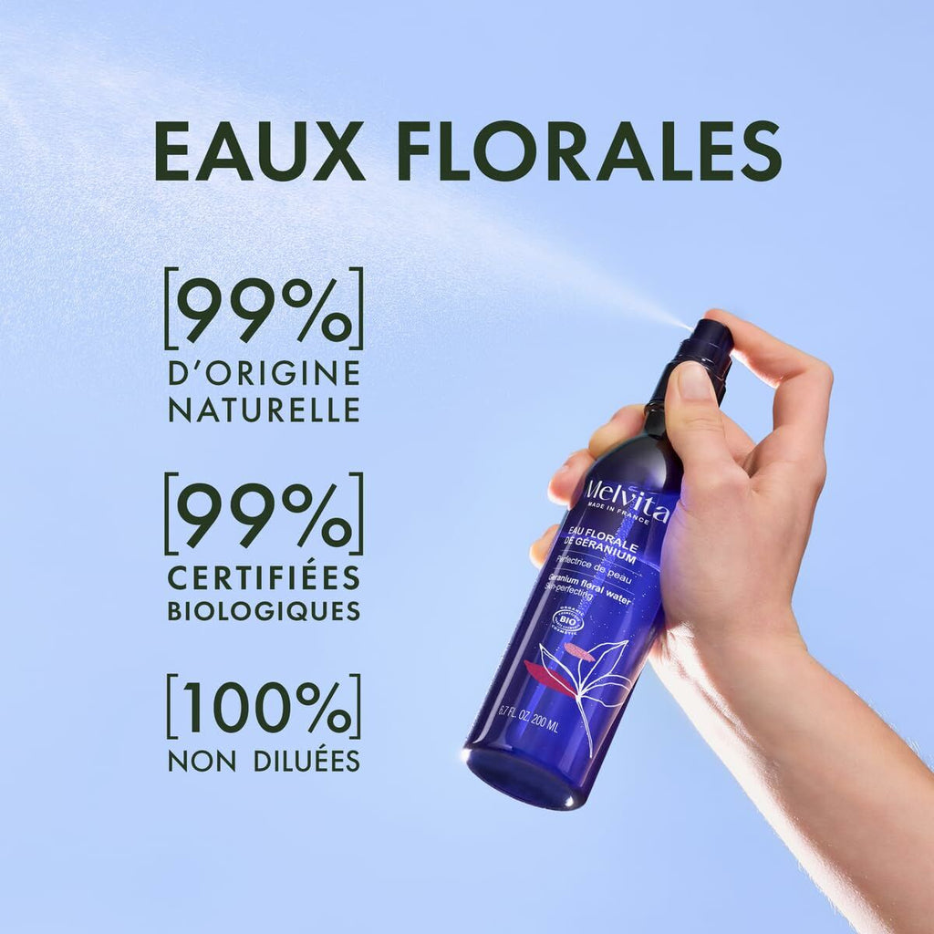 Gesichtswasser melvita eau de fleurs 200 ml - schönheit