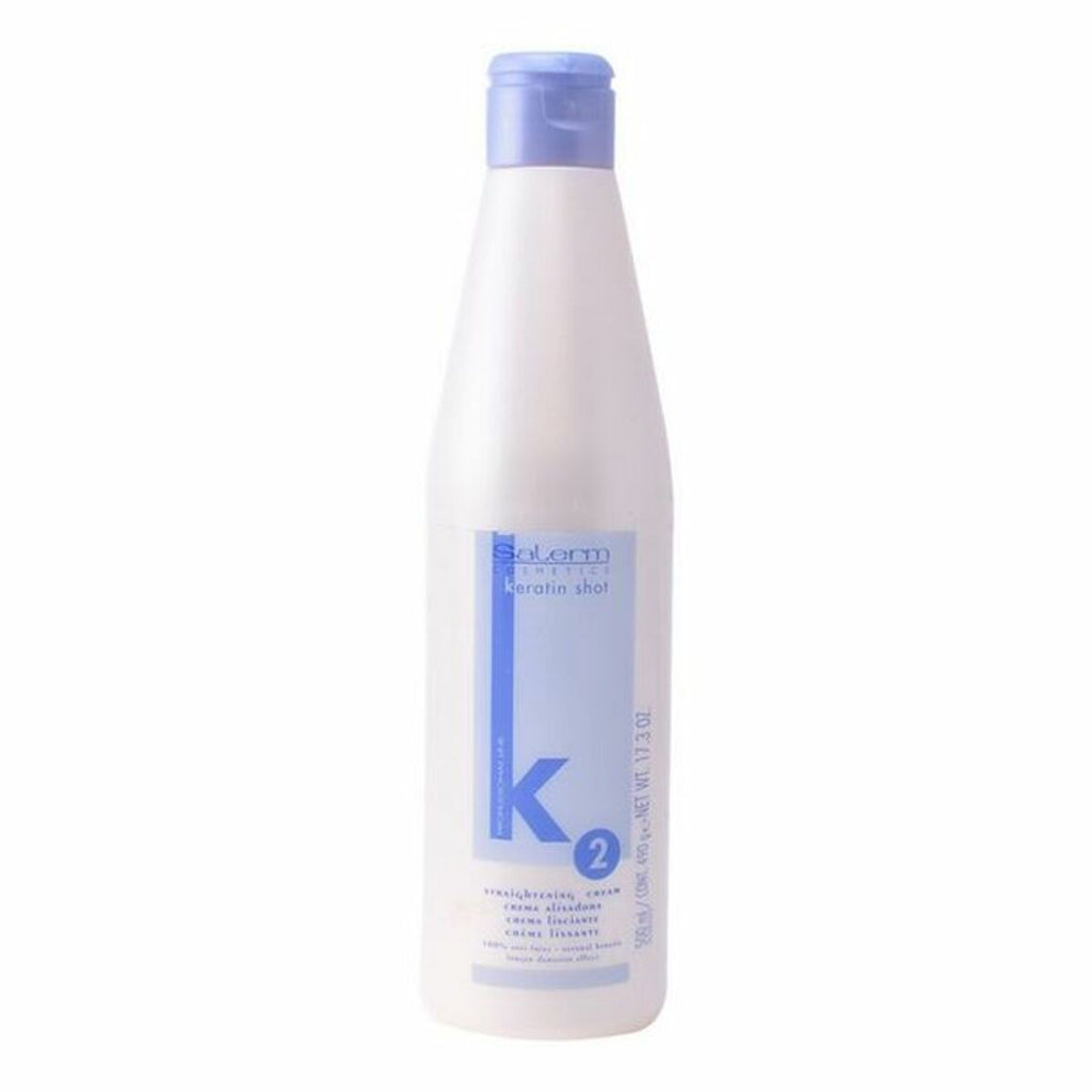 Glättende haarcreme keratin shot salerm (500 ml) 500 ml