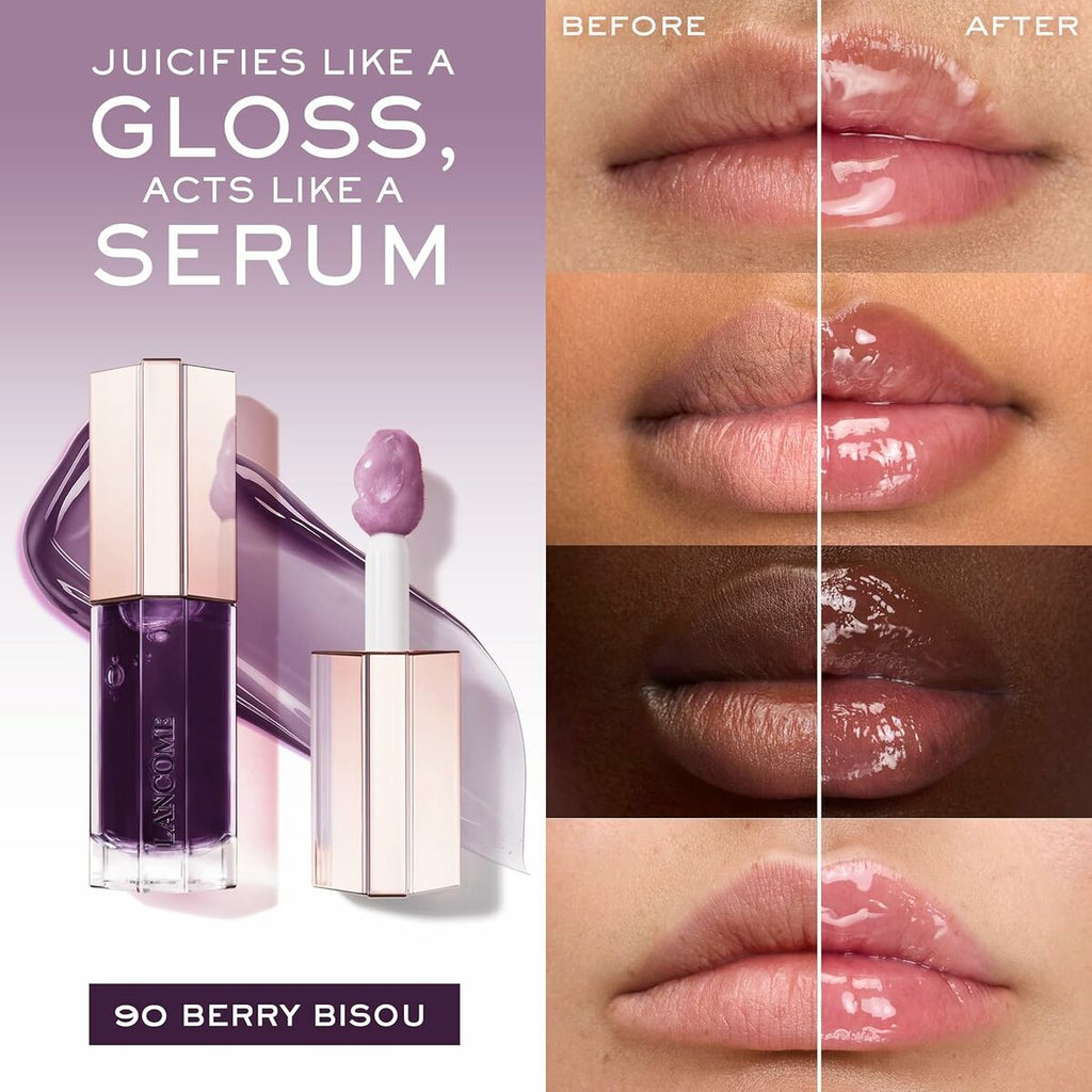 Gloss lancôme idôle make-up lila nº 90-berry bisou 9 ml