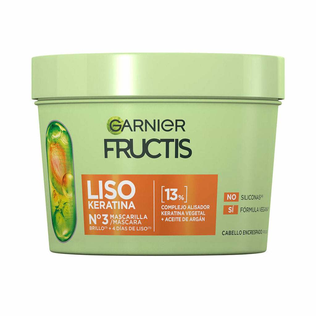Haarmaske garnier fructis liso keratina 370 ml - schönheit