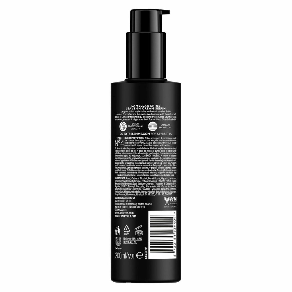 Haarserum tresemme lamellar shine 200 ml - schönheit