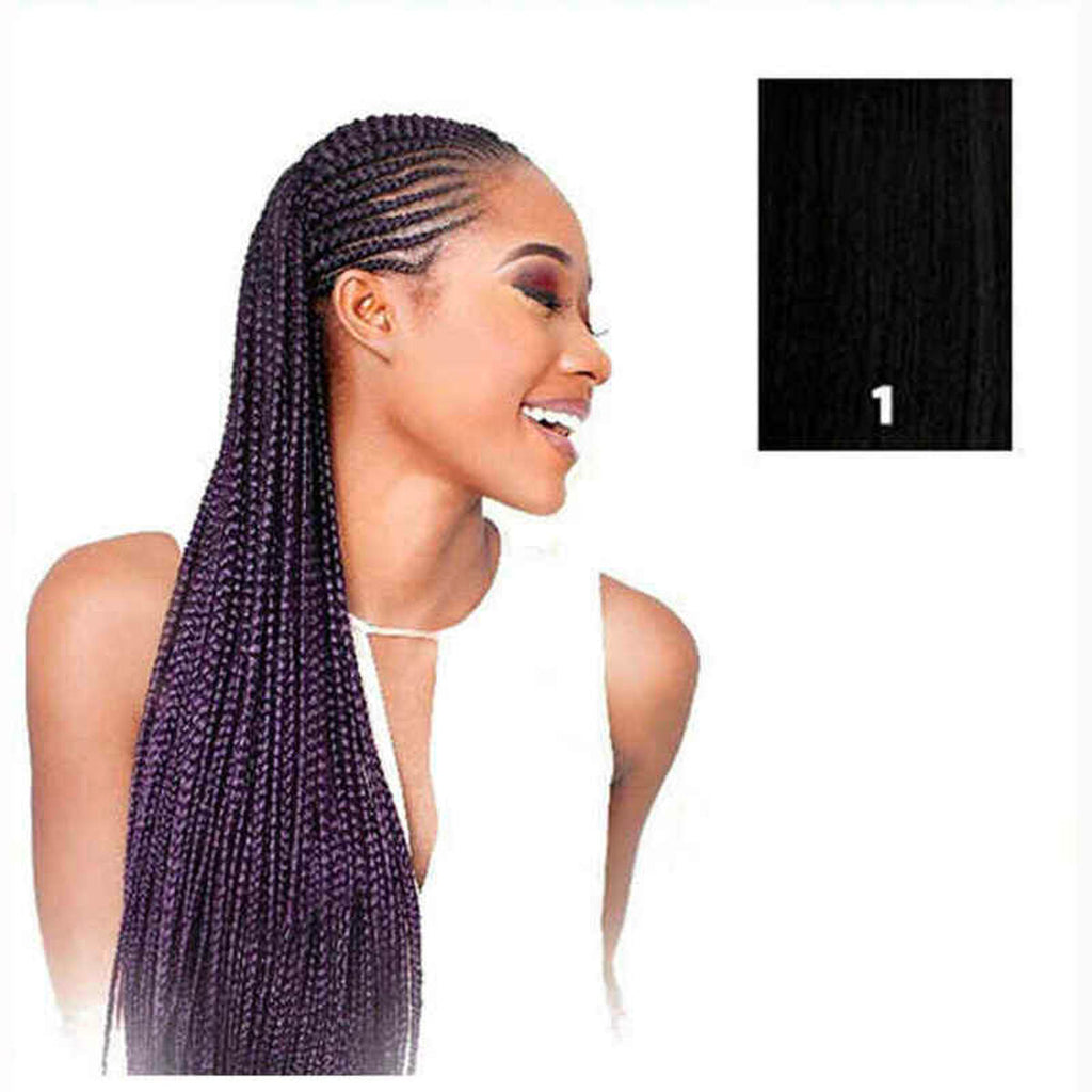 Haarverlängerungen x-pression schwarz synthetisch 208,28 cm