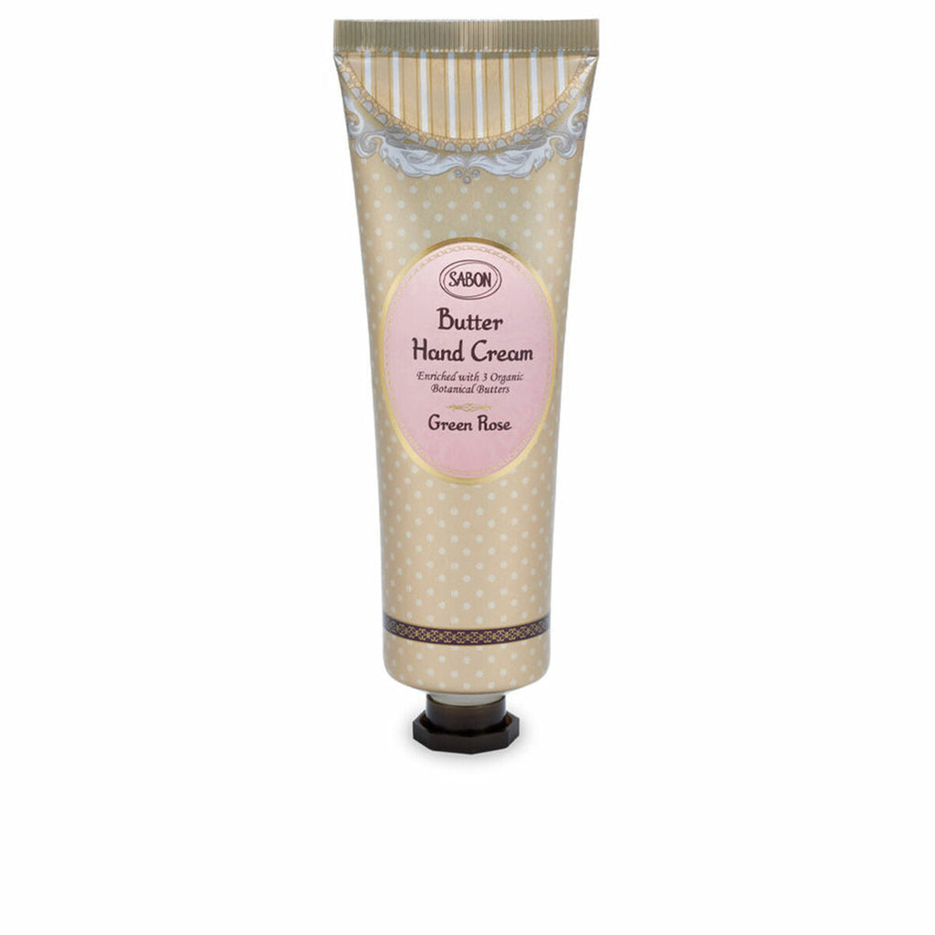 Handcreme sabon green rose 75 ml - schönheit hautpflege