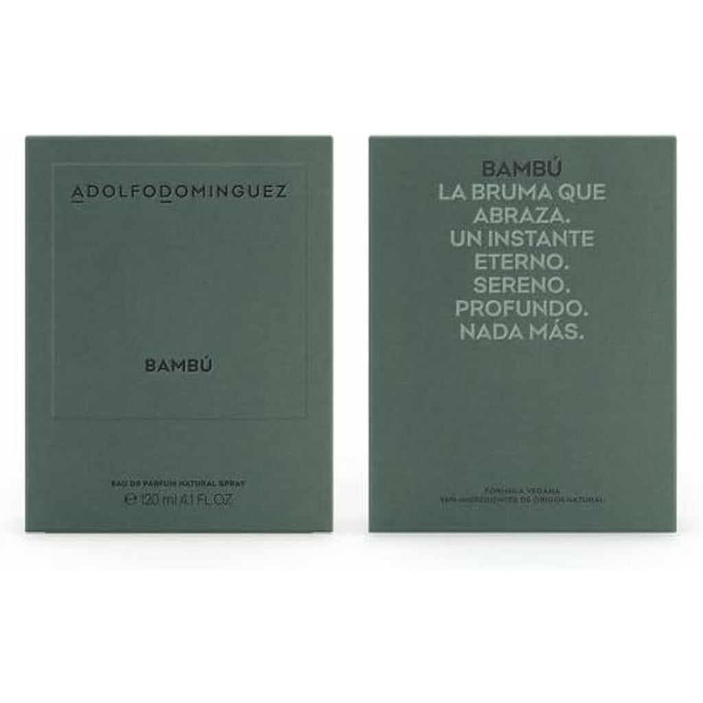 Herrenparfüm adolfo dominguez bambú 120 ml - schönheit