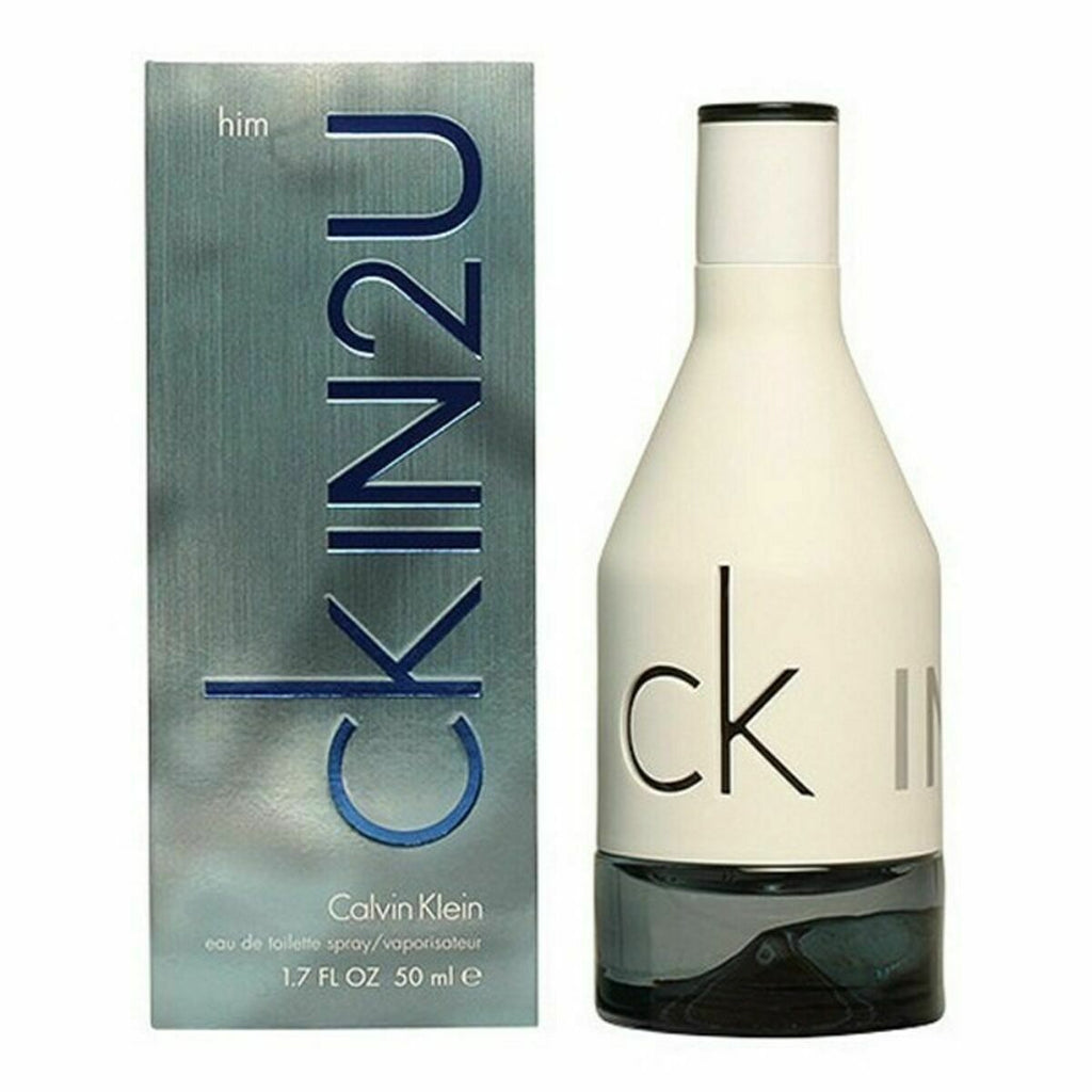 Herrenparfüm calvin klein in2u edt 150 ml - schönheit