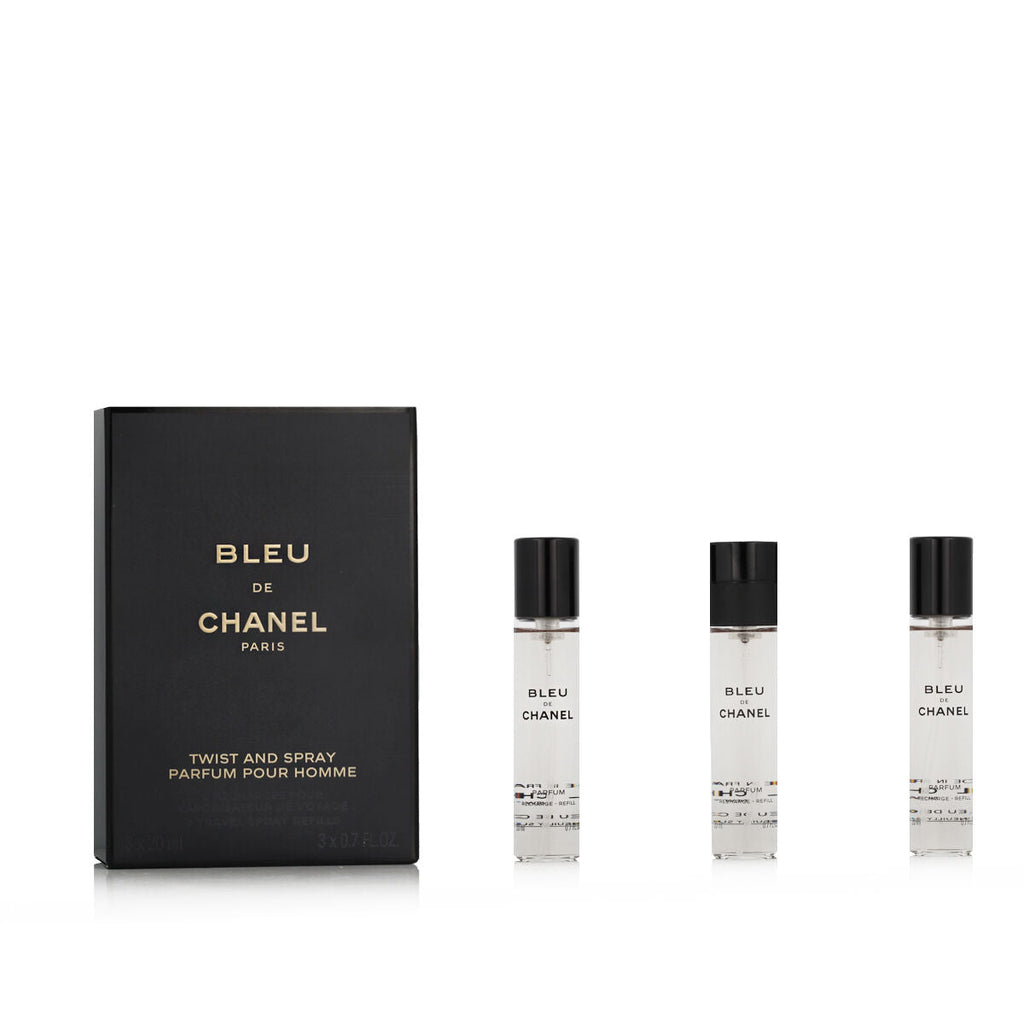 Herrenparfüm chanel bleu de edp 3 x 20 ml - schönheit