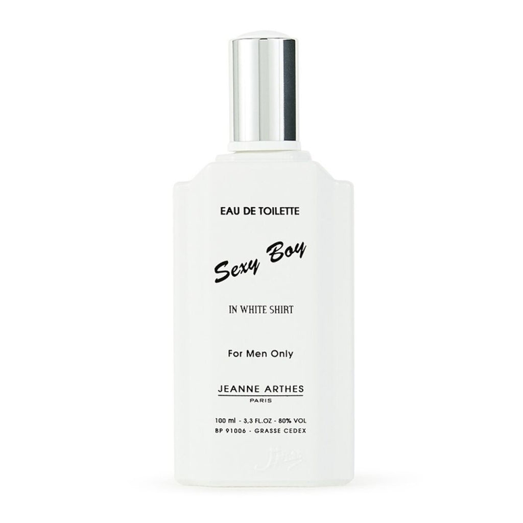 Herrenparfüm jeanne arthes 100 ml sexy boy white shirt