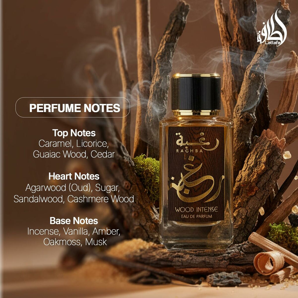 Herrenparfüm lattafa raghba wood intense edp 100 ml