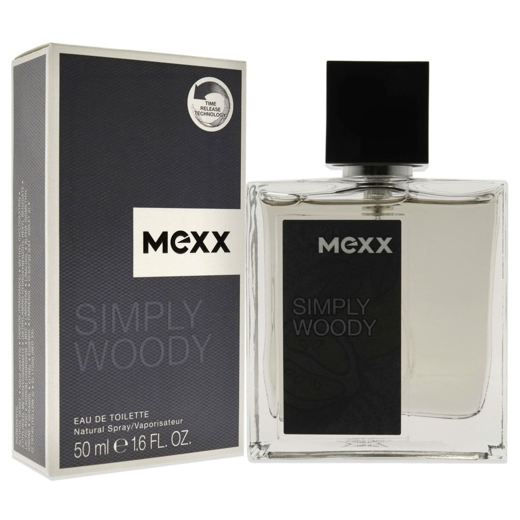 Herrenparfüm mexx edt simply woody 50 ml - schönheit