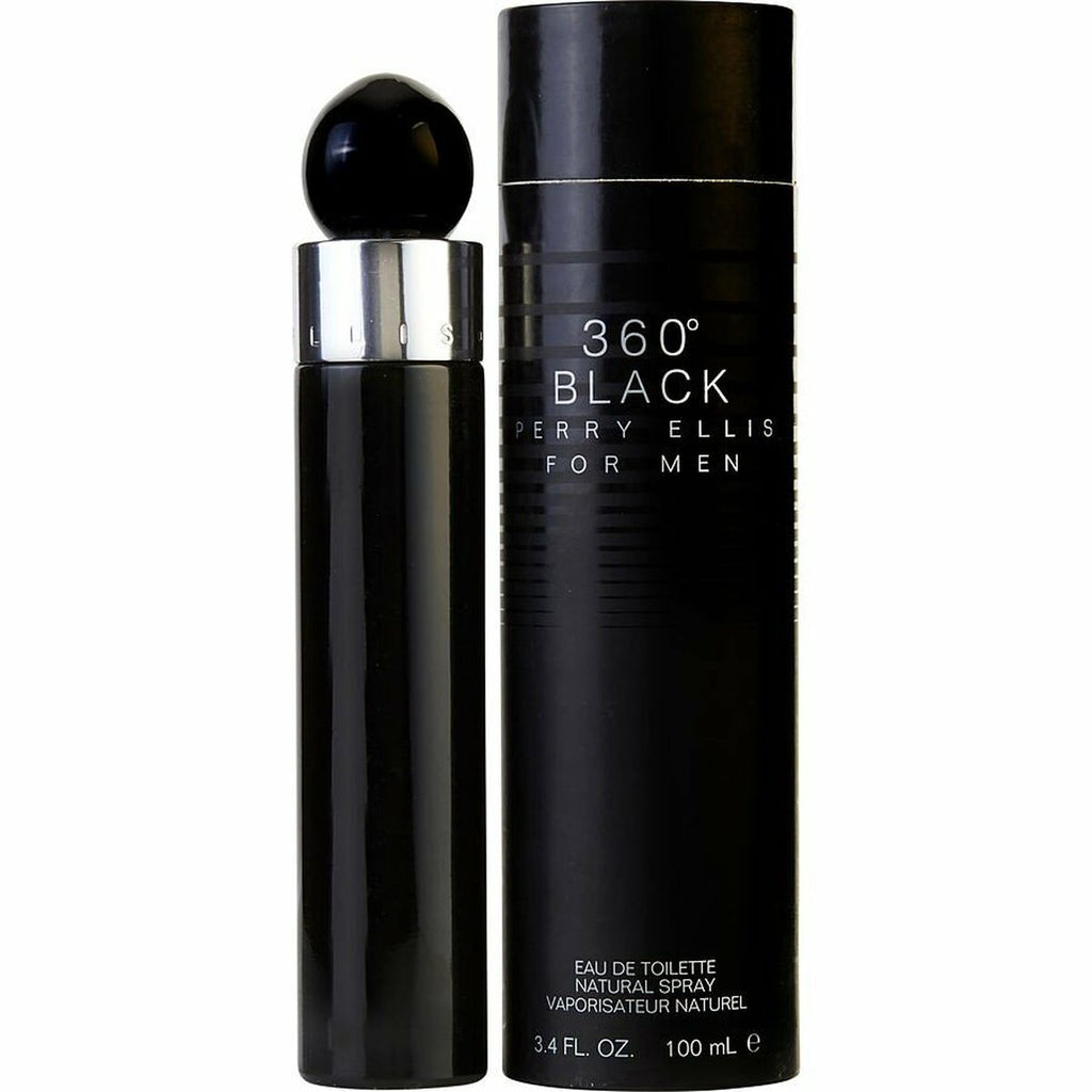 Herrenparfüm perry ellis edt 360° black 100 ml - schönheit