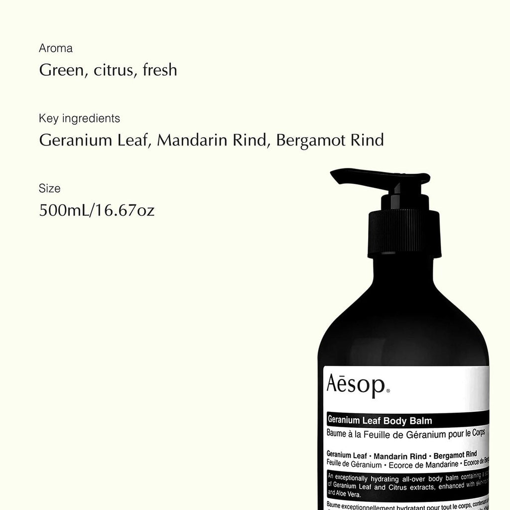 Körperlotion aesop geranium leaf 500 ml - schönheit