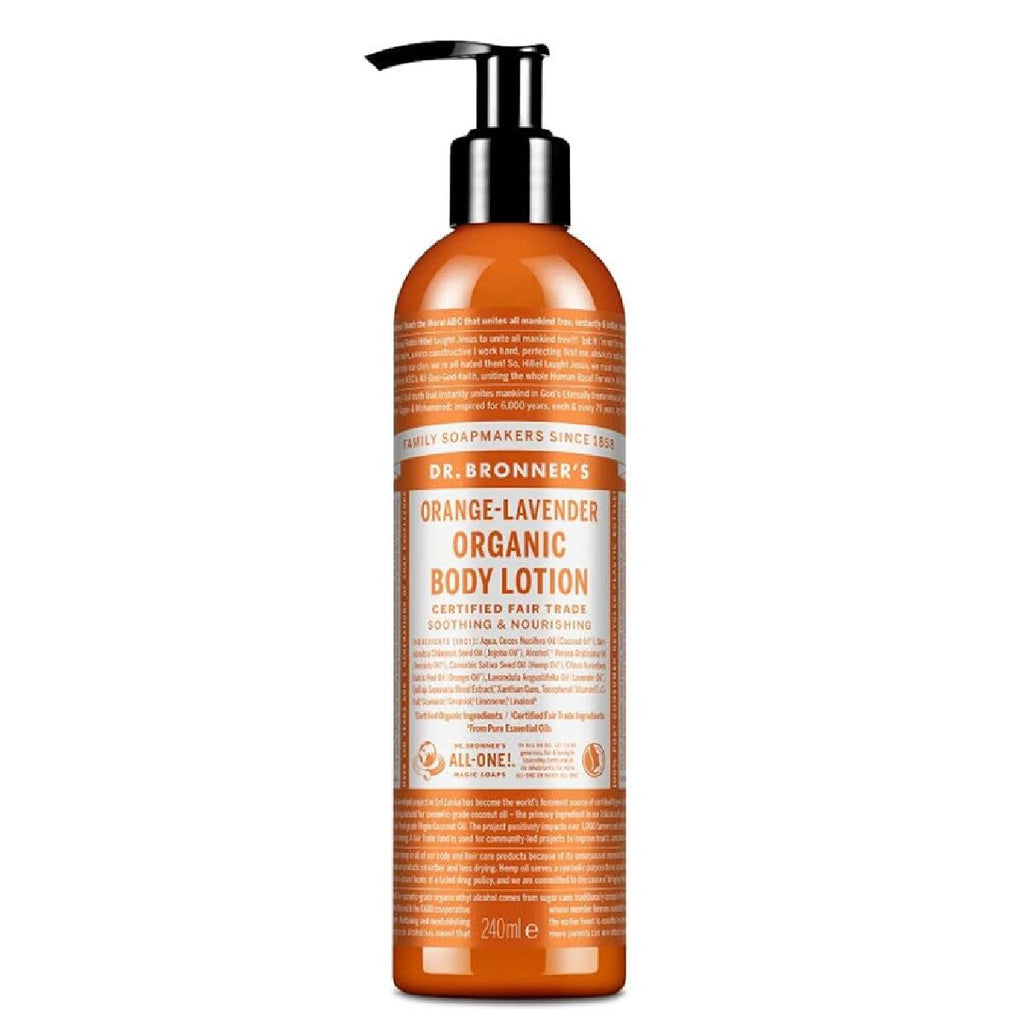 Körperlotion dr bronner’s naranja-lavanda 240 ml