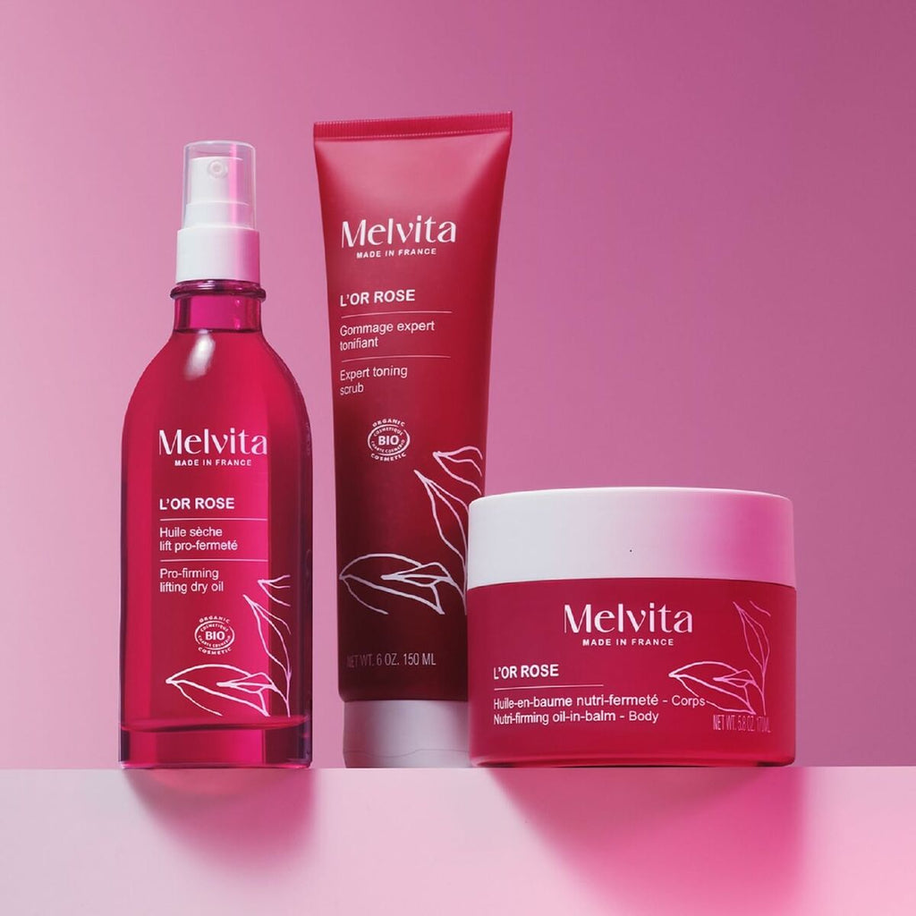 Körperlotion melvita l’or rose - schönheit hautpflege