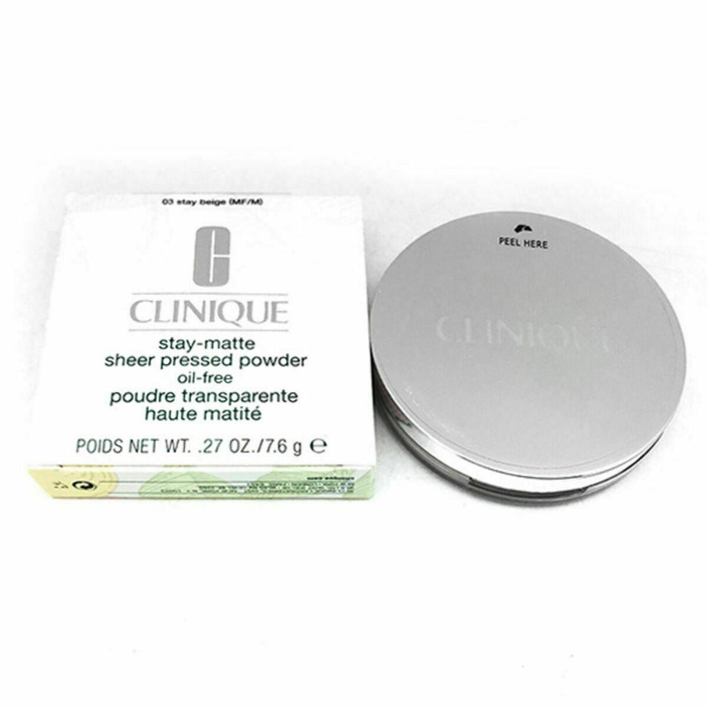 Kompaktpuder stay-matte clinique face powders applikator