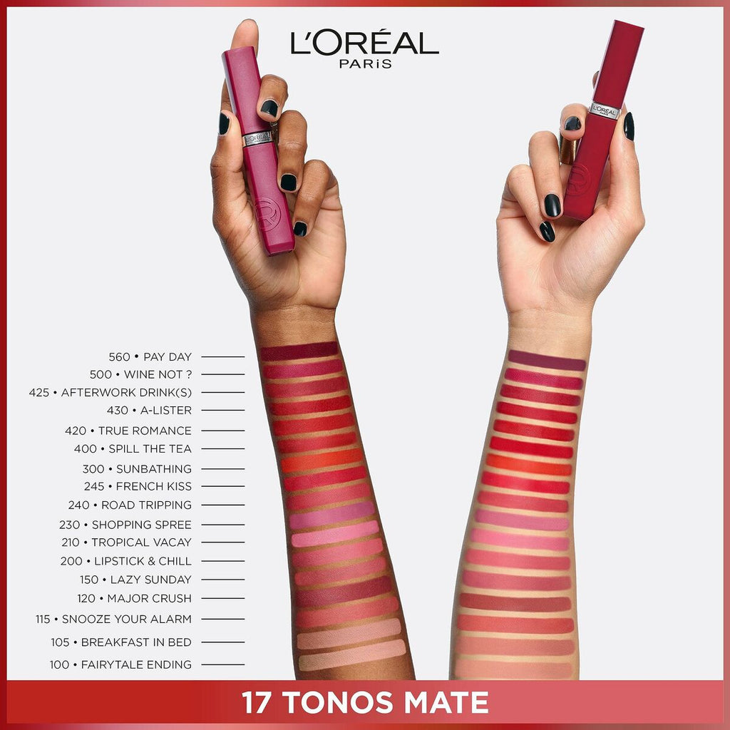 Lipgloss l’oreal make up infaillible matte resistance true