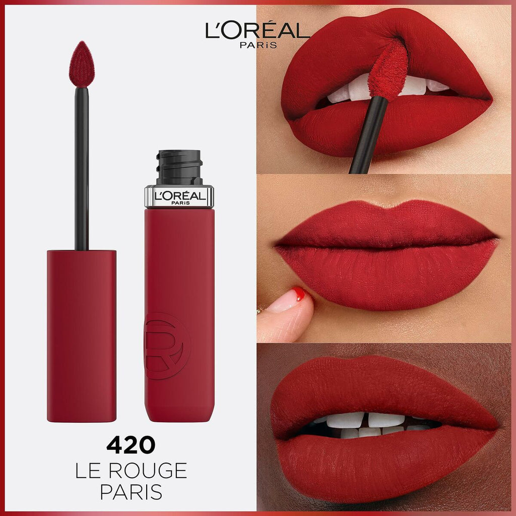 Lipgloss l’oreal make up infaillible matte resistance true