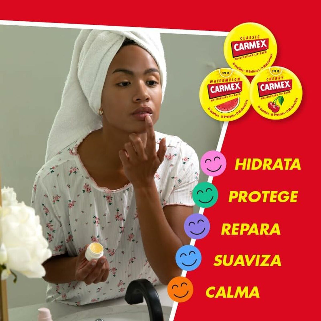 Lippenbalsam carmex gelb spf 15 - schönheit hautpflege