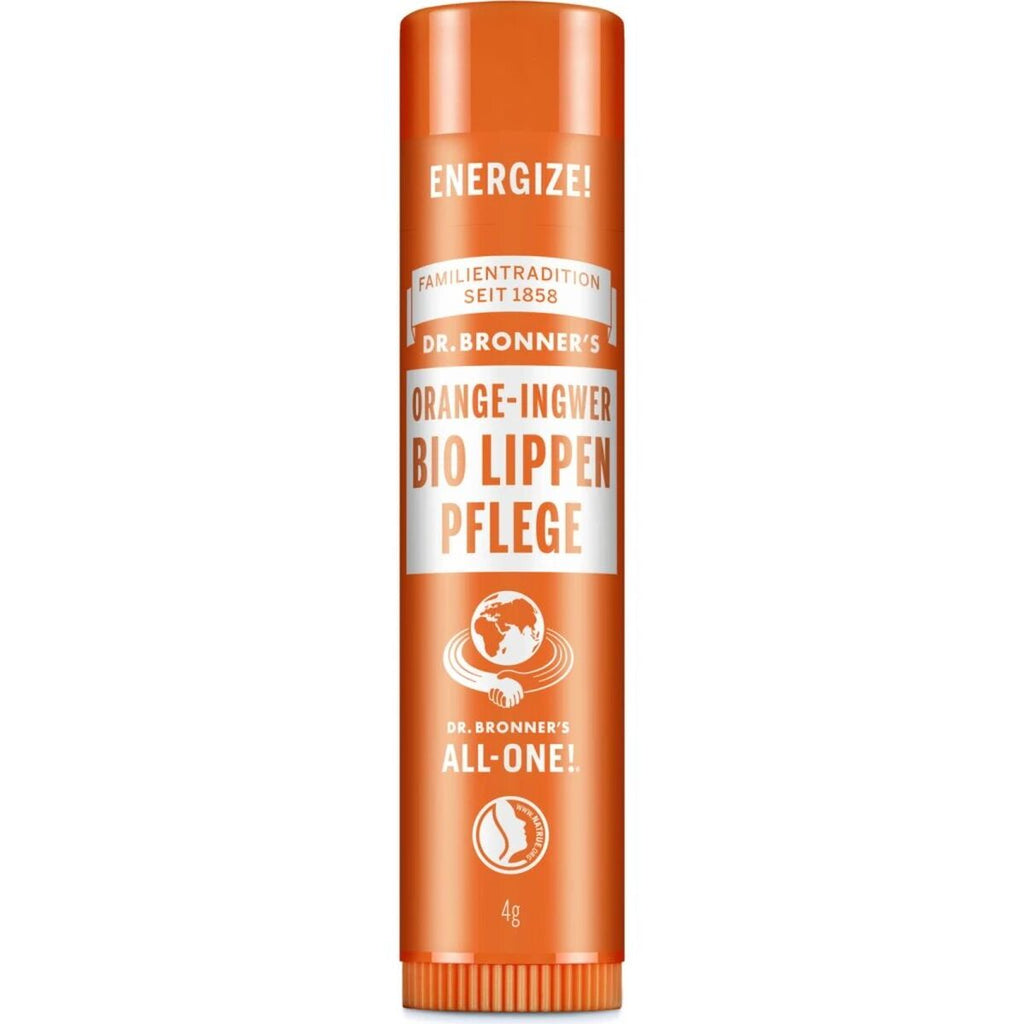 Lippenbalsam dr bronner’s orange ingwer 4 g - schönheit