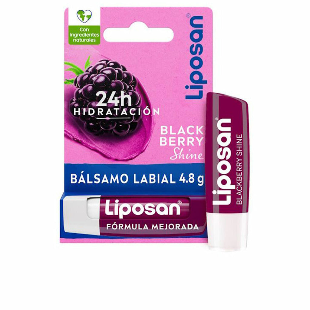 Lippenbalsam liposan blackberry shine 4,8 g - schönheit