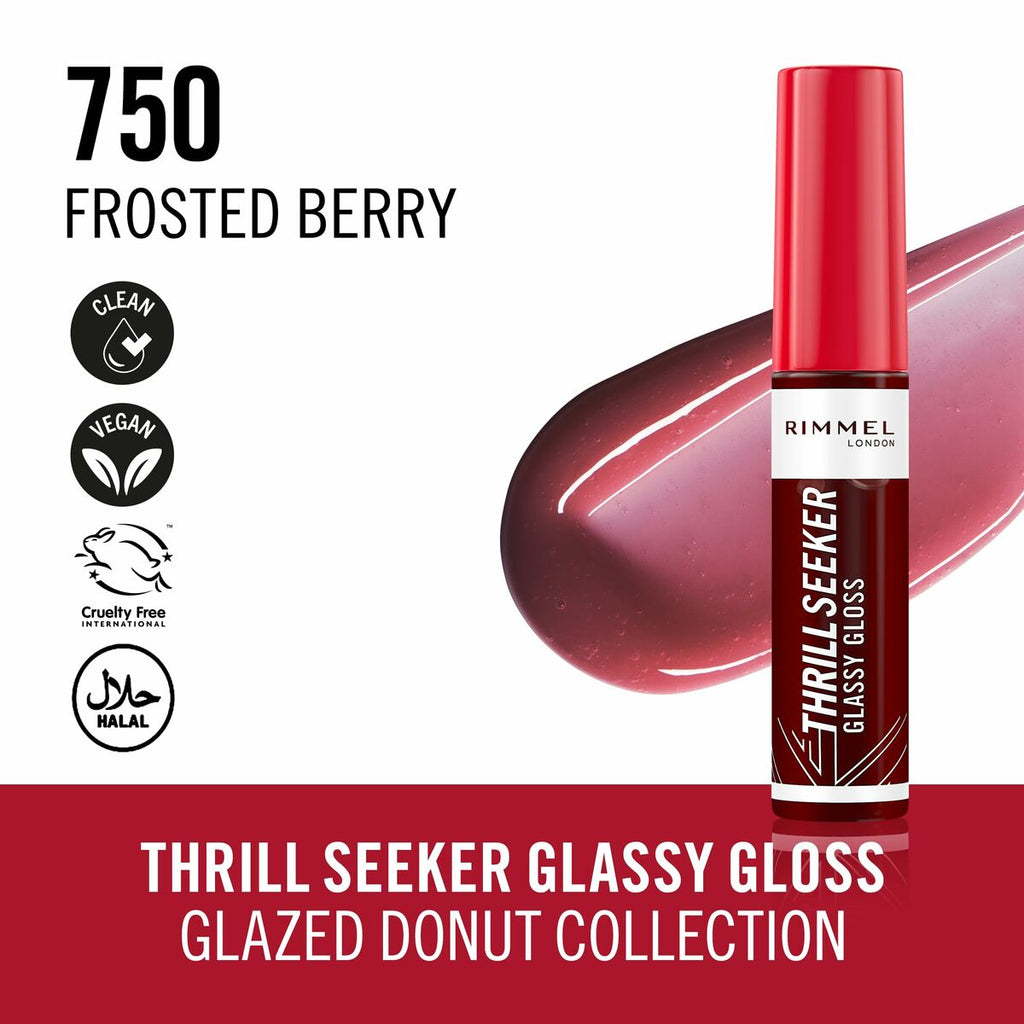 Lippgloss rimmel london thrill seeker nº 750-frosted berry