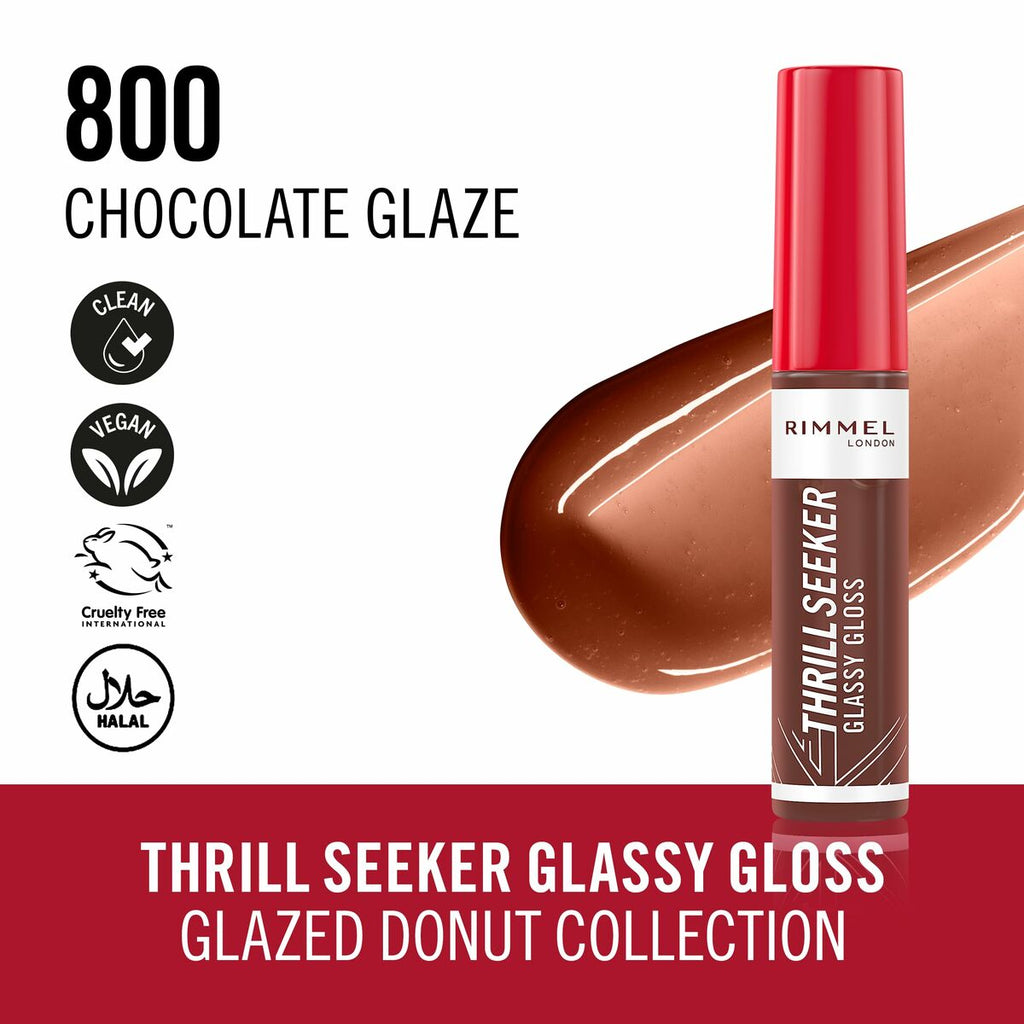 Lippgloss rimmel london thrill seeker nº 800-chocolate