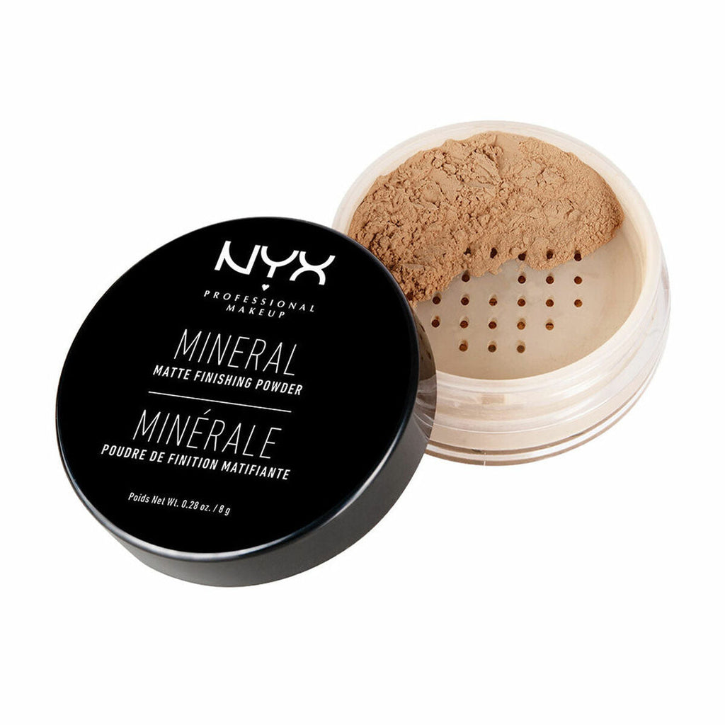 Make-up fixierpuder nyx mineral medium/dark 8 g - schönheit