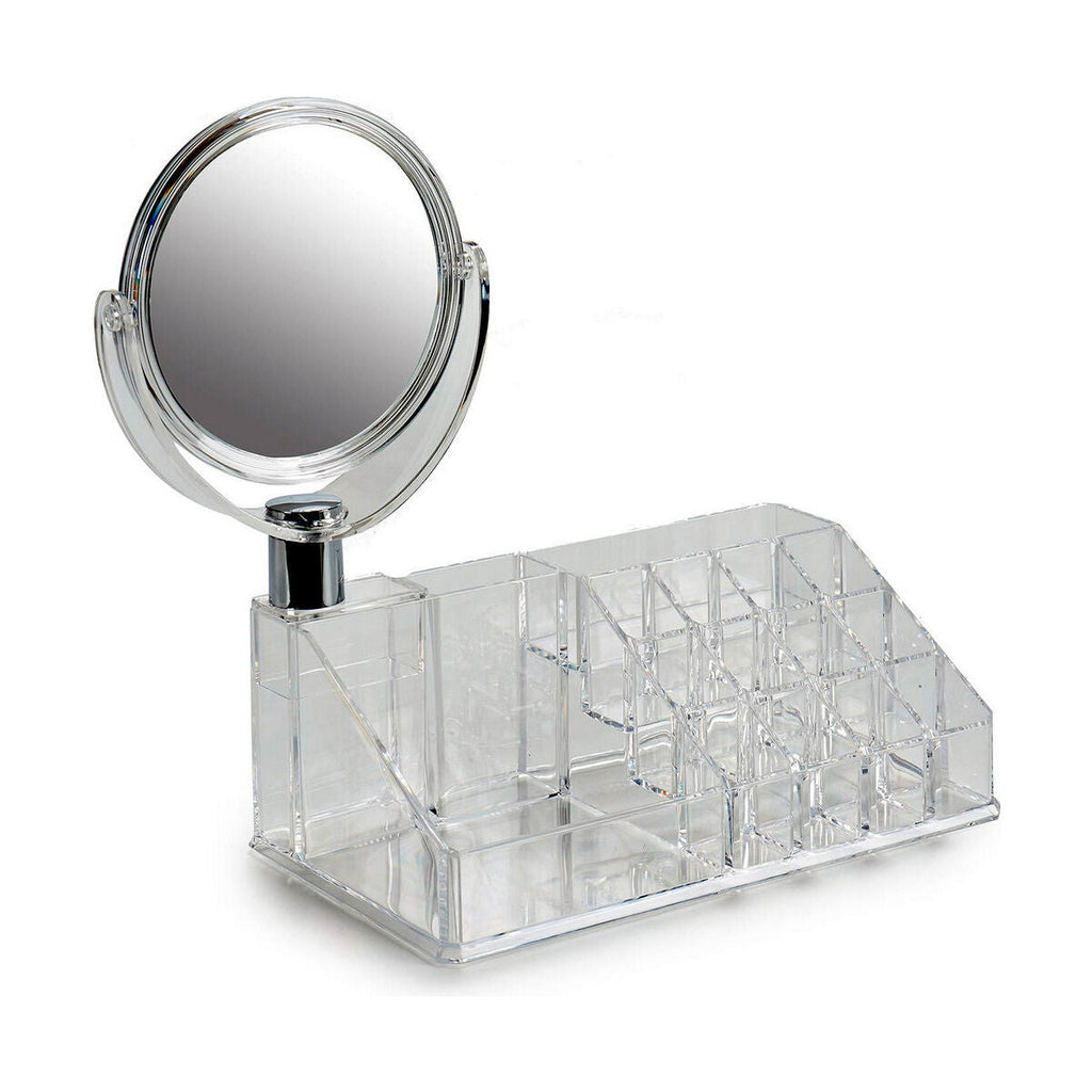Make-up organizer berilo durchsichtig glas 22,3 x 8 12,8 cm