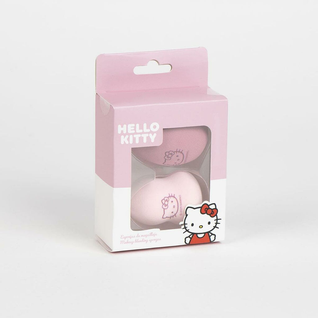 Make-up-schwamm hello kitty 2 stück - schönheit utensilien