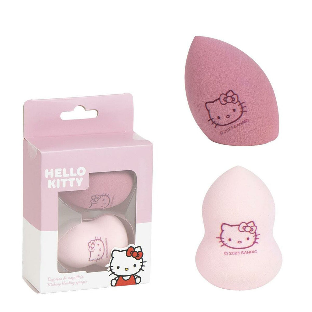 Make-up-schwamm hello kitty 2 stück - schönheit utensilien