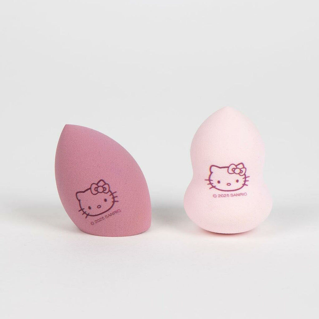 Make-up-schwamm hello kitty 2 stück - schönheit utensilien